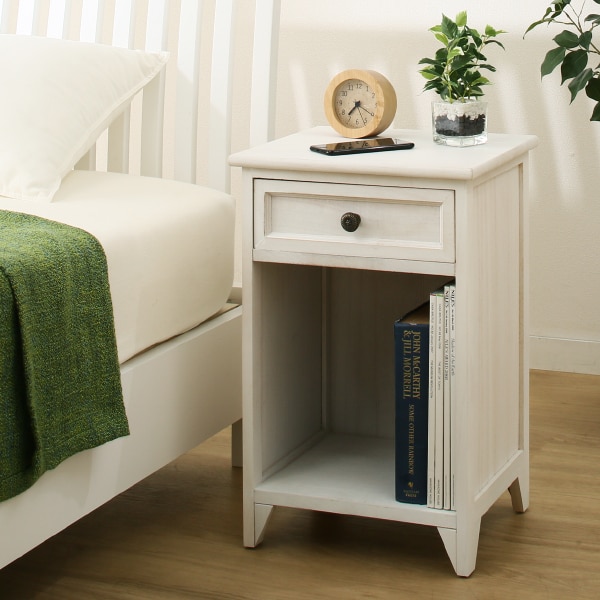 楽天市場】ホワイトシャビーサイドテーブルMCH （サイドテーブル