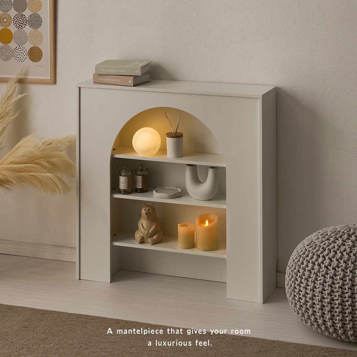 楽天市場】コード穴付きマントルピース ニトリ 【メーカー直送・送料