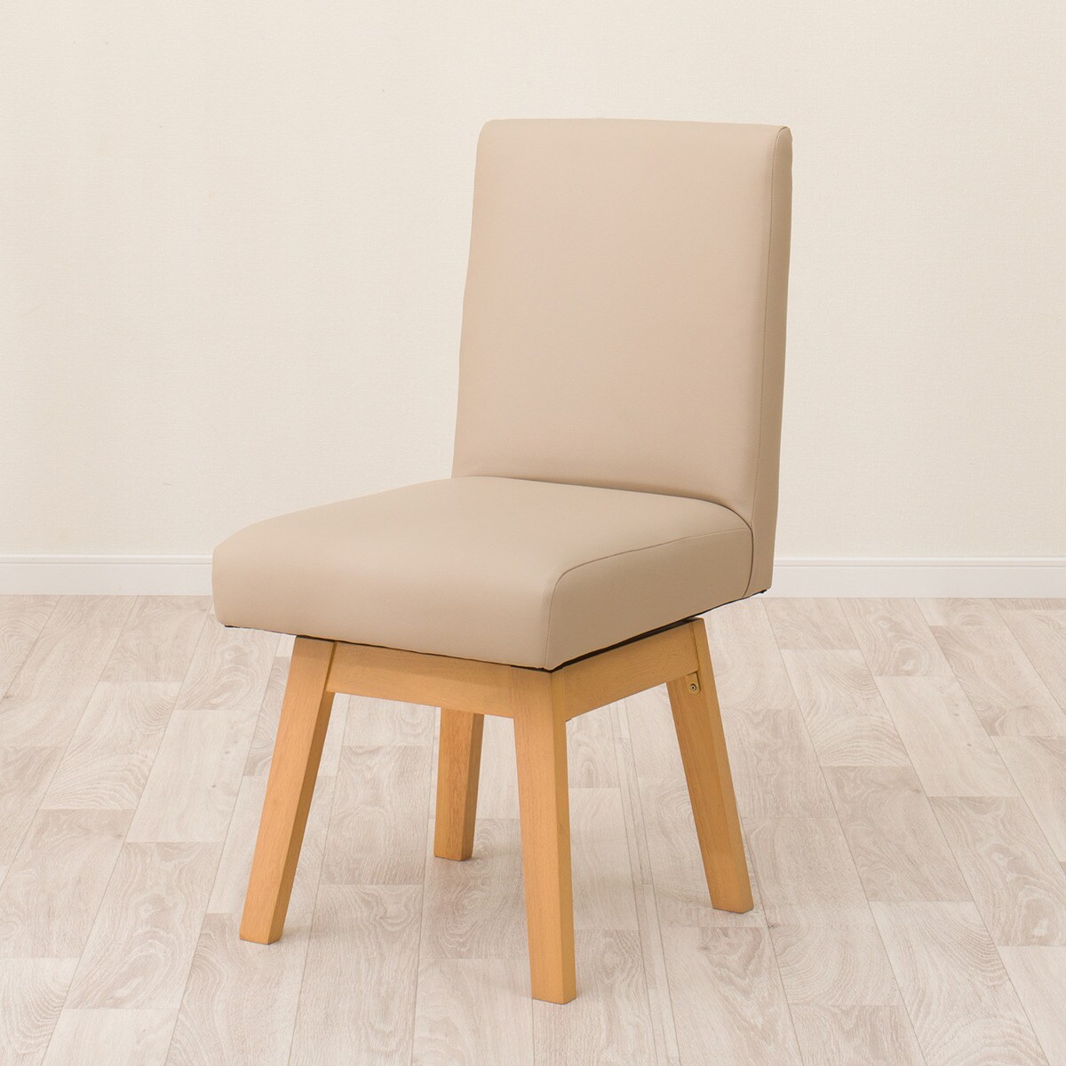 極美品】ニトリ ヤマトチェア 布張り 天然木 回転式 ダイニング 極美品