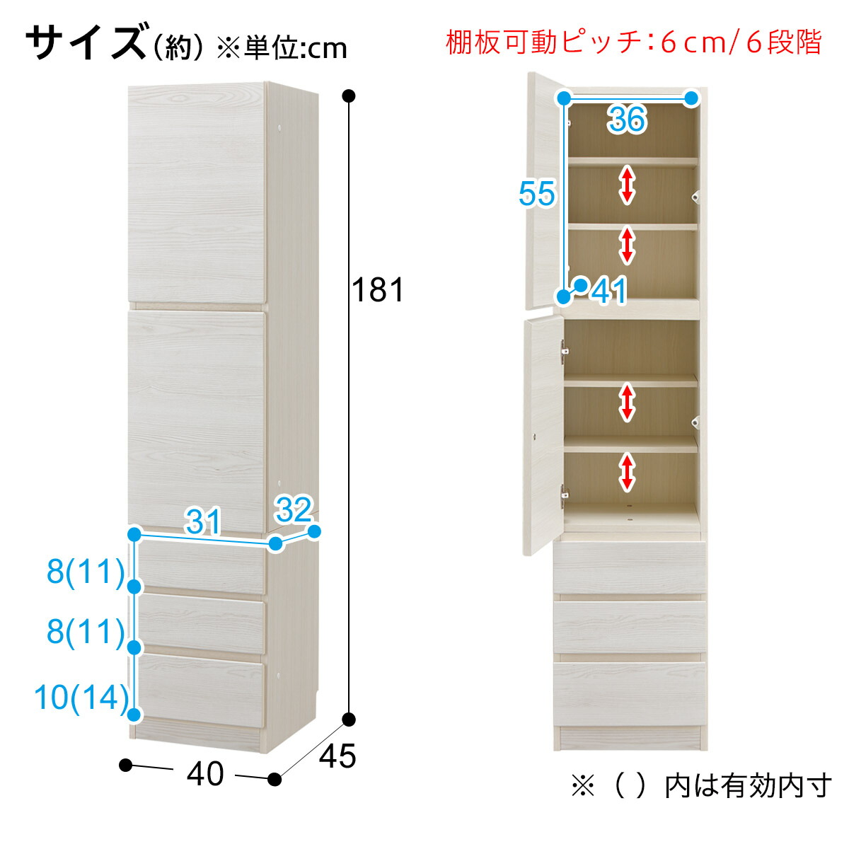 楽天市場】[幅40cm] 上置き付き壁面ユニットキャビネット (ウォーレン