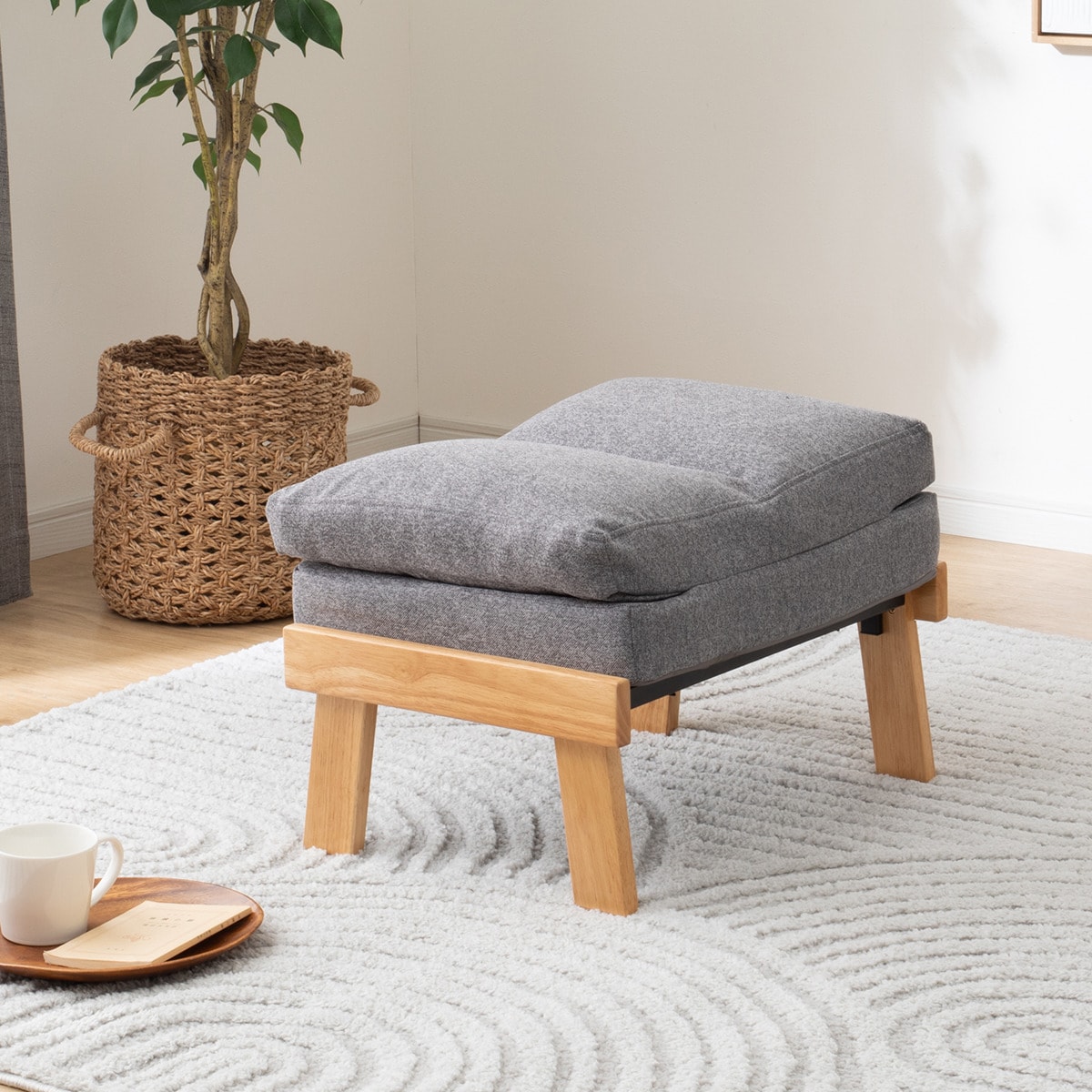 楽天市場】オットマン(KJ-1 GY/NA)【玄関先迄納品】 ニトリ : ニトリ