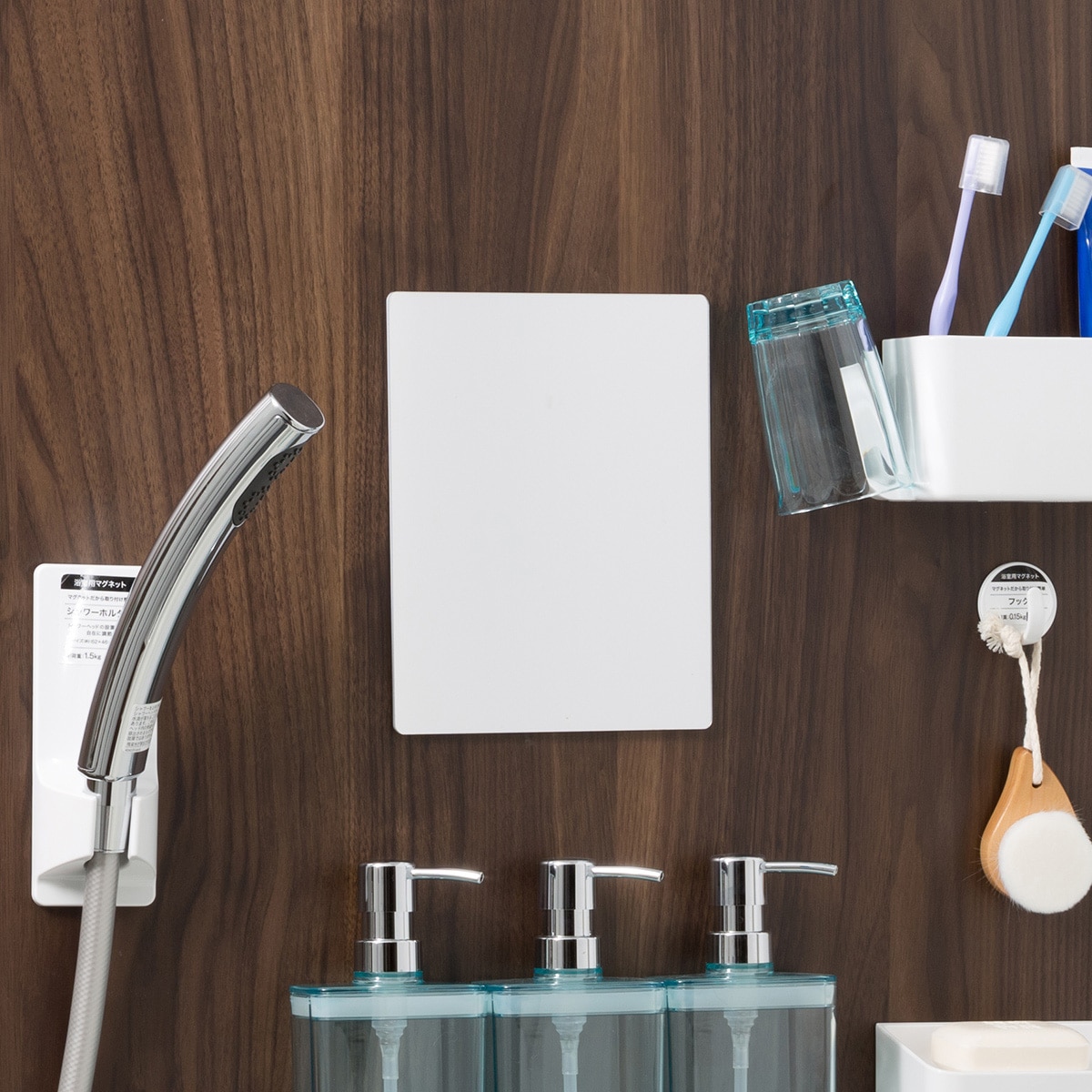 楽天市場】浴室マグネット くもり止め樹脂ミラー (アーバン ホワイト