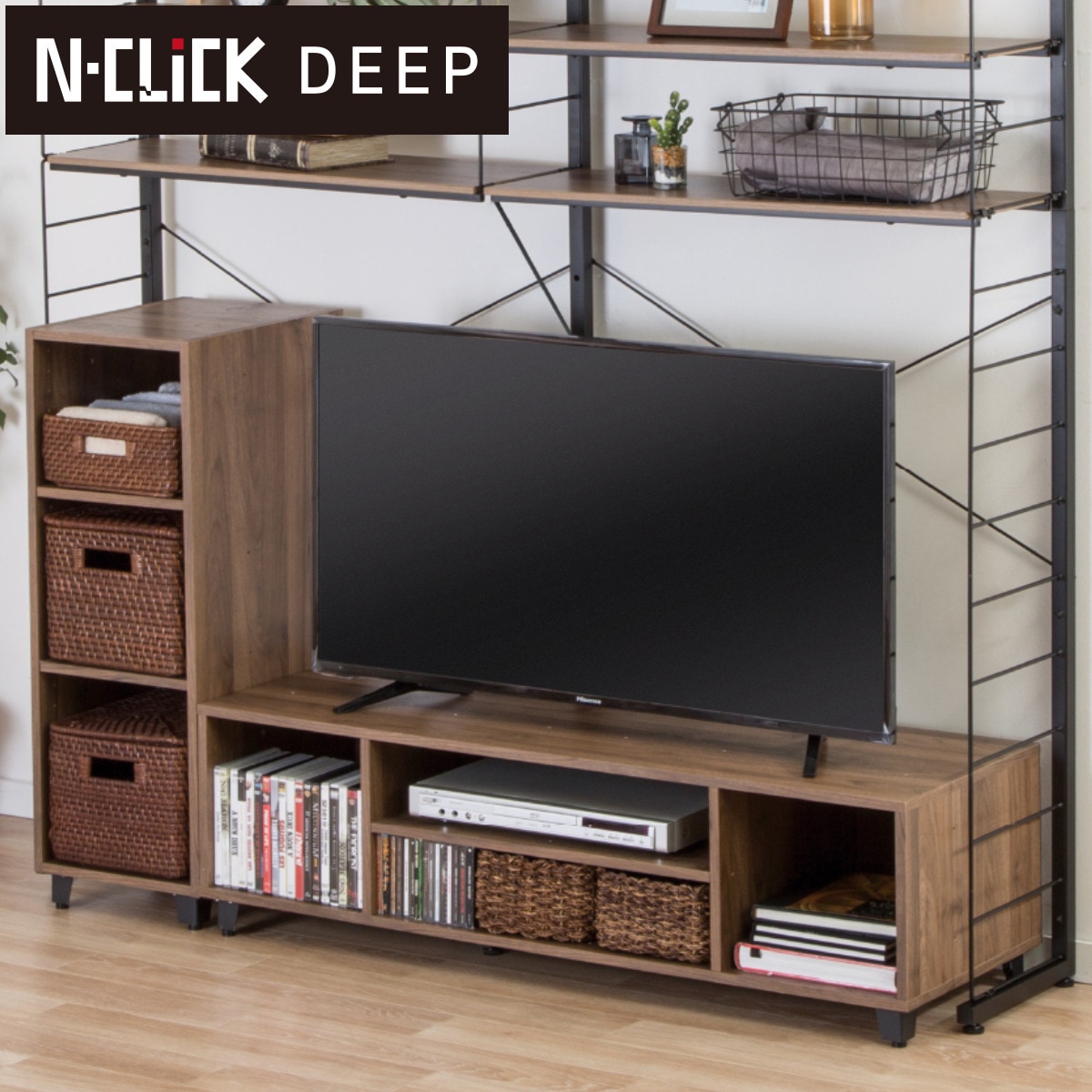 楽天市場】簡単組立て Nクリックディープ TVボード ニトリ 【玄関先迄