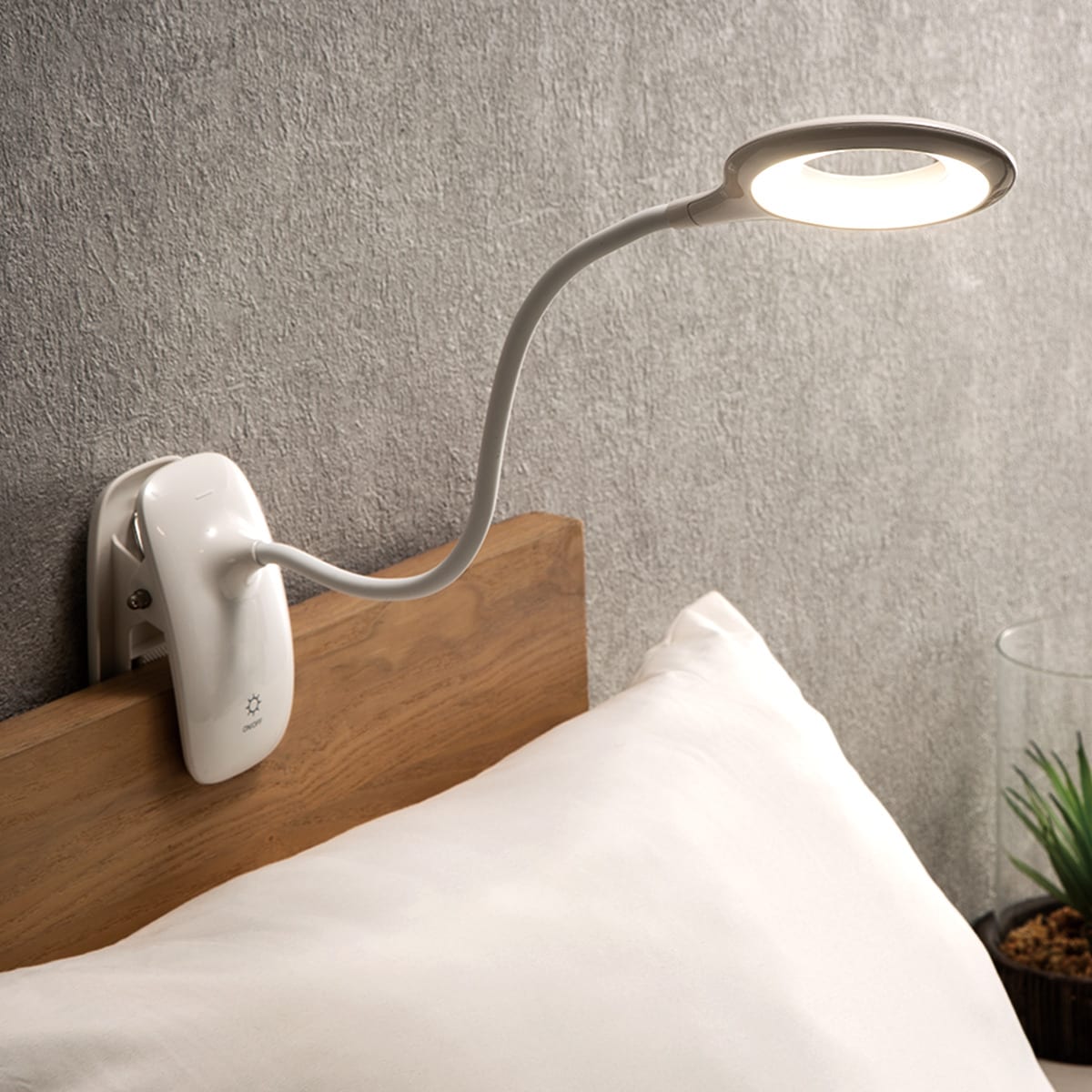 楽天市場】[幅8.7cm] USB充電式 LEDクリップライト (DX-C8 WH) ニトリ