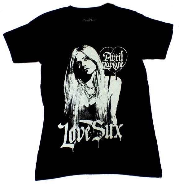 楽天市場】【AVRIL LAVIGNE】アヴリル ラヴィーン「LOVE SUX」Tシャツ
