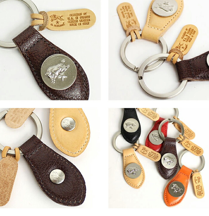 楽天市場】イルビゾンテ キーホルダー コンチョプレートキーホルダー