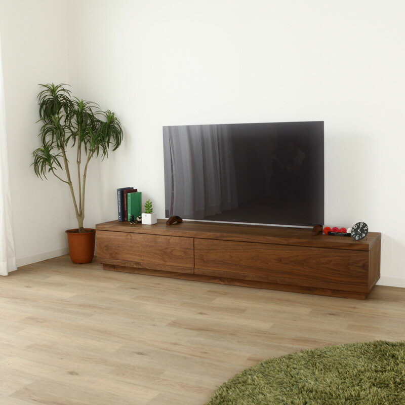 楽天市場】テレビボード 180 silky シルキー ウォールナット ロー
