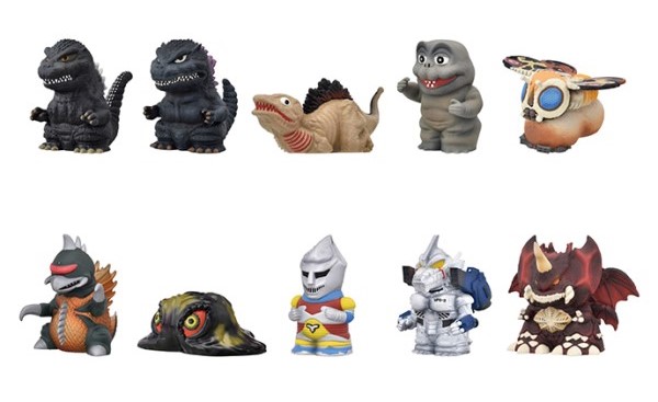 楽天市場】ゴジラ ソフビ パペットマスコット2 全10種 コンプリート