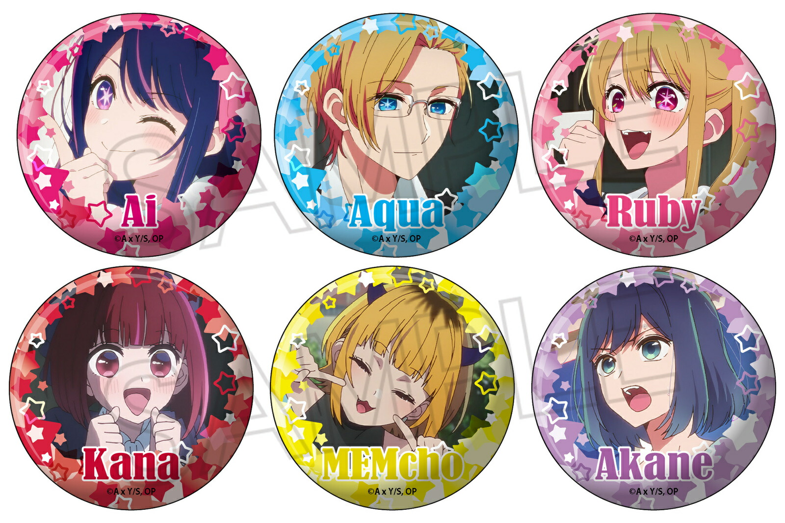 推しの子 有馬かな 応援セット 缶バッチ 12個 推しの子 推し袋 2024 缶