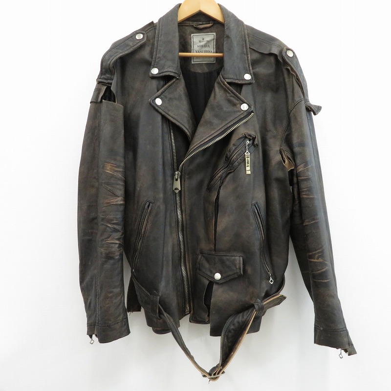 MIHARA YASUHIROレザー ライダース ミハラヤスヒロ サイズ48 Maison