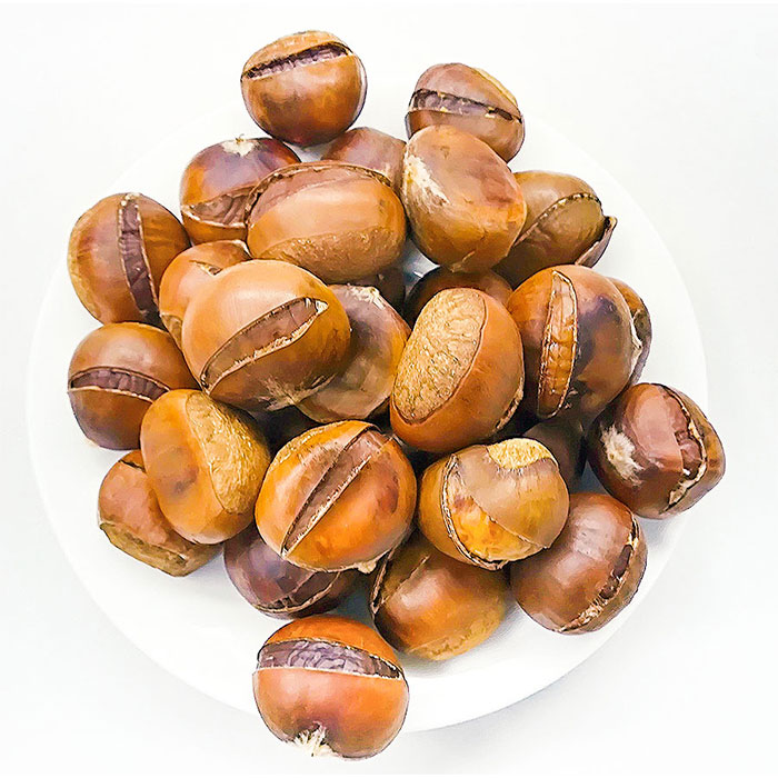 楽天市場】天津甘栗 楽笑栗（300g×4袋）焼き栗 殻付き 甘栗 切れ目