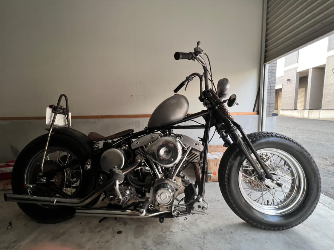 ハーレー ワッセル ピーナッツ ガス タンク ビンテージ ショベル パン