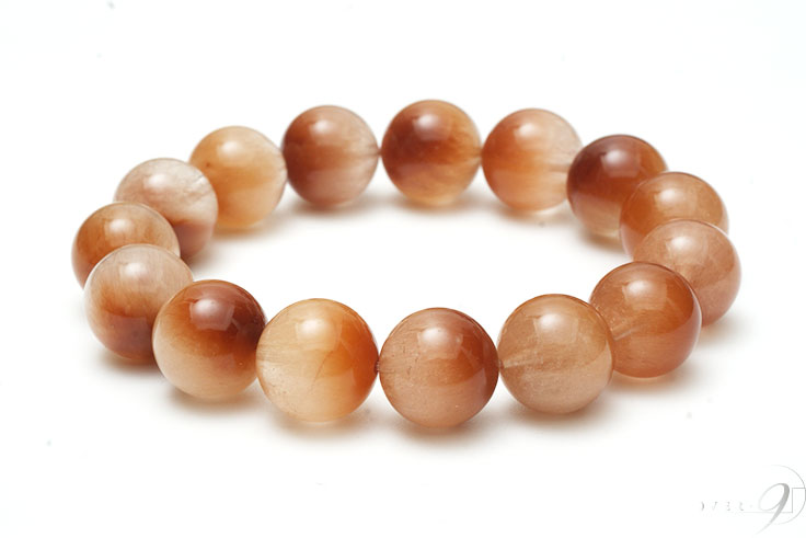 楽天市場】ブラウン オレンジ サゲニティッククォーツ ブレスレット