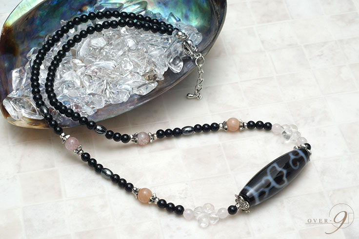 楽天市場】幸せ道 水蓮花天珠 ネックレス【メール便可】【m