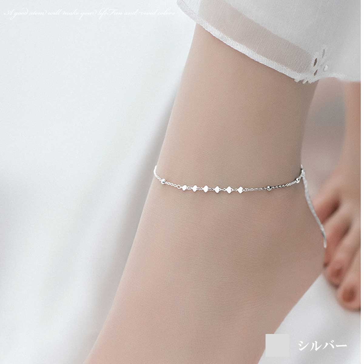 楽天市場】レディースアンクレット アンクレット シルバー925ランダム