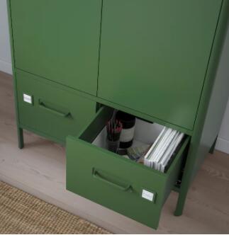 美品】【廃盤カラー】イドーセン IKEA 4段キャビネット ラス1