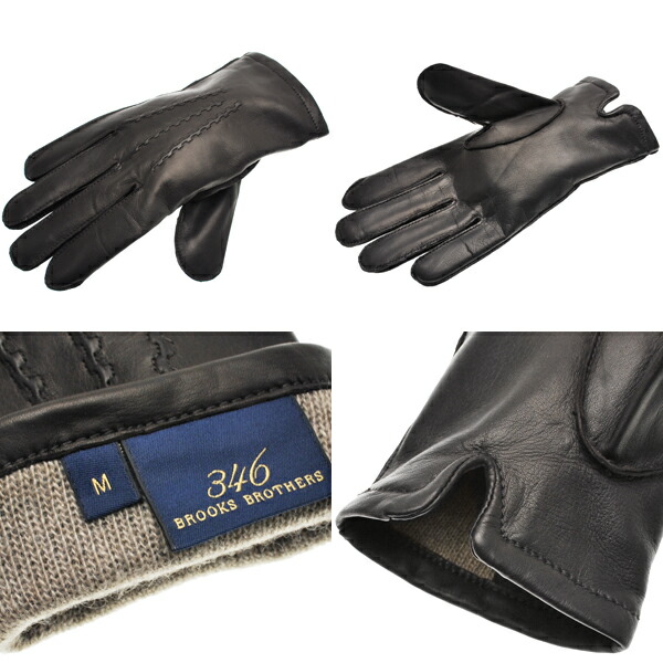 楽天市場】ブルックスブラザーズ 手袋 レザー 本革 カシミヤ BROOKS
