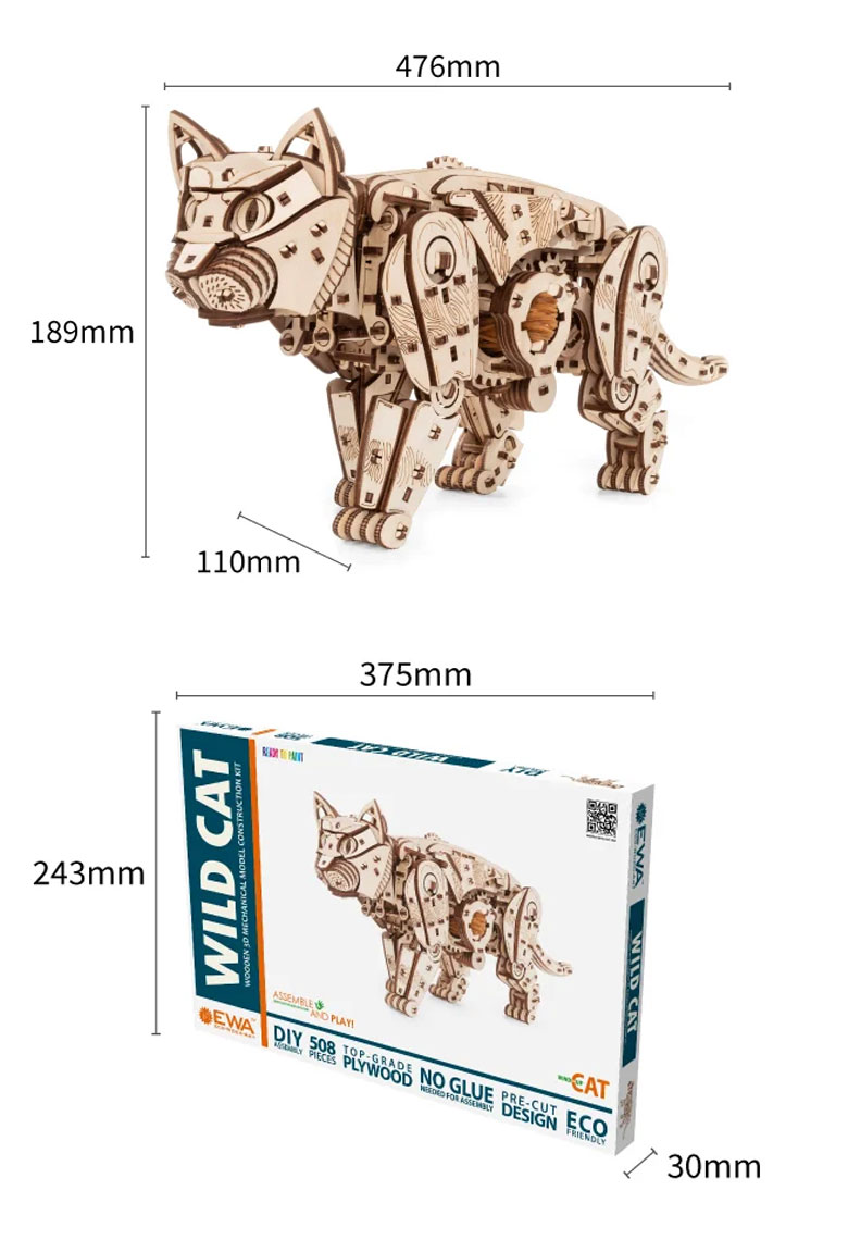 楽天市場】Kit Cat 猫 ゼンマイ 動く 模型 フィギュア キットキャット