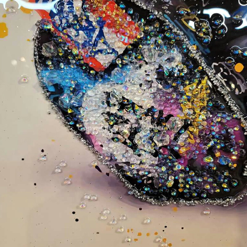 楽天市場】アートパネル ブランドオマージュ 水晶絵 クリスタル アート