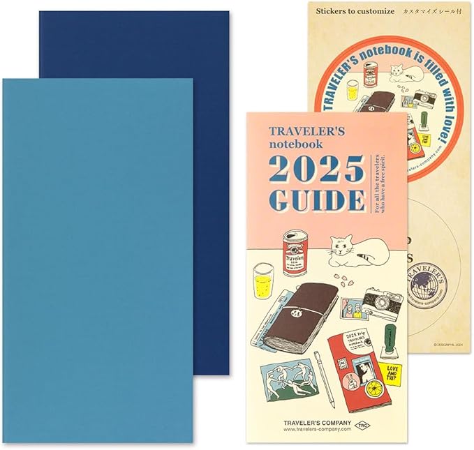 楽天市場】トラベラーズノート 手帳 リフィル 2025年 A5スリム