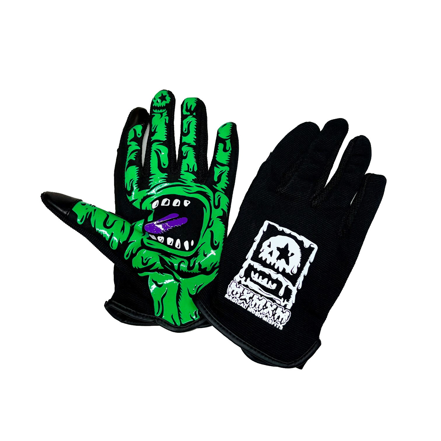 新品サンタクルーズ x MxMxM スクリーミングハンドグローブ黒緑