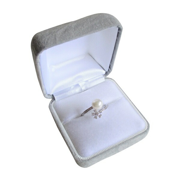 楽天市場】アコヤ真珠 指輪 オープンリング SV シルバー CZ ジルコニア