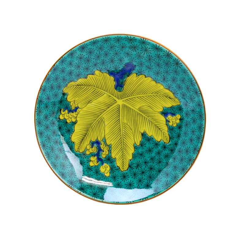 楽天市場】古九谷青手樹木葉文 5号皿 : TABLE ＆ STYLE