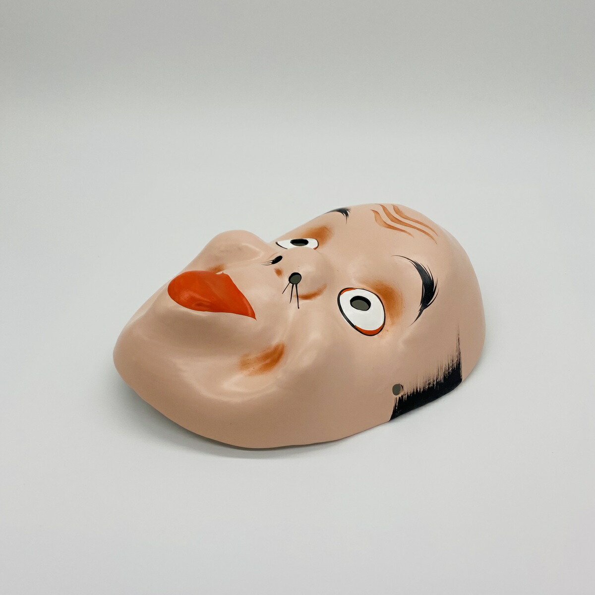 楽天市場】お面 【べろ出し】 くわえ付サイズ:縦20cm 横16cm材質 お面