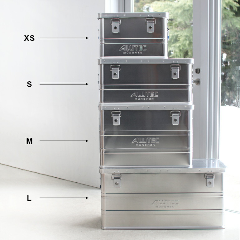 KR】 ALUTEC アルテック アルミコンテナ L(93L) ALUTEC ALUMINUM