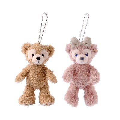 新品 ディズニー ぬいぐるみバッジ ダッフィー シェリーメイ ペア 21