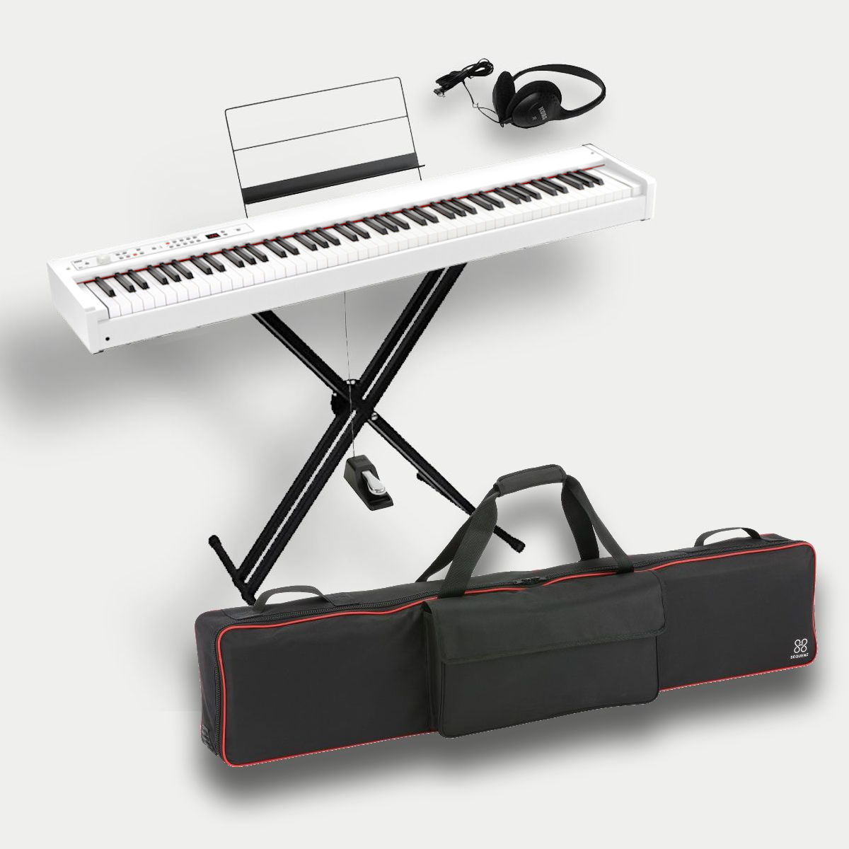 KORG D1 White 電子ピアノ ST-WLスタンド付き KORG D1 電子ピアノ