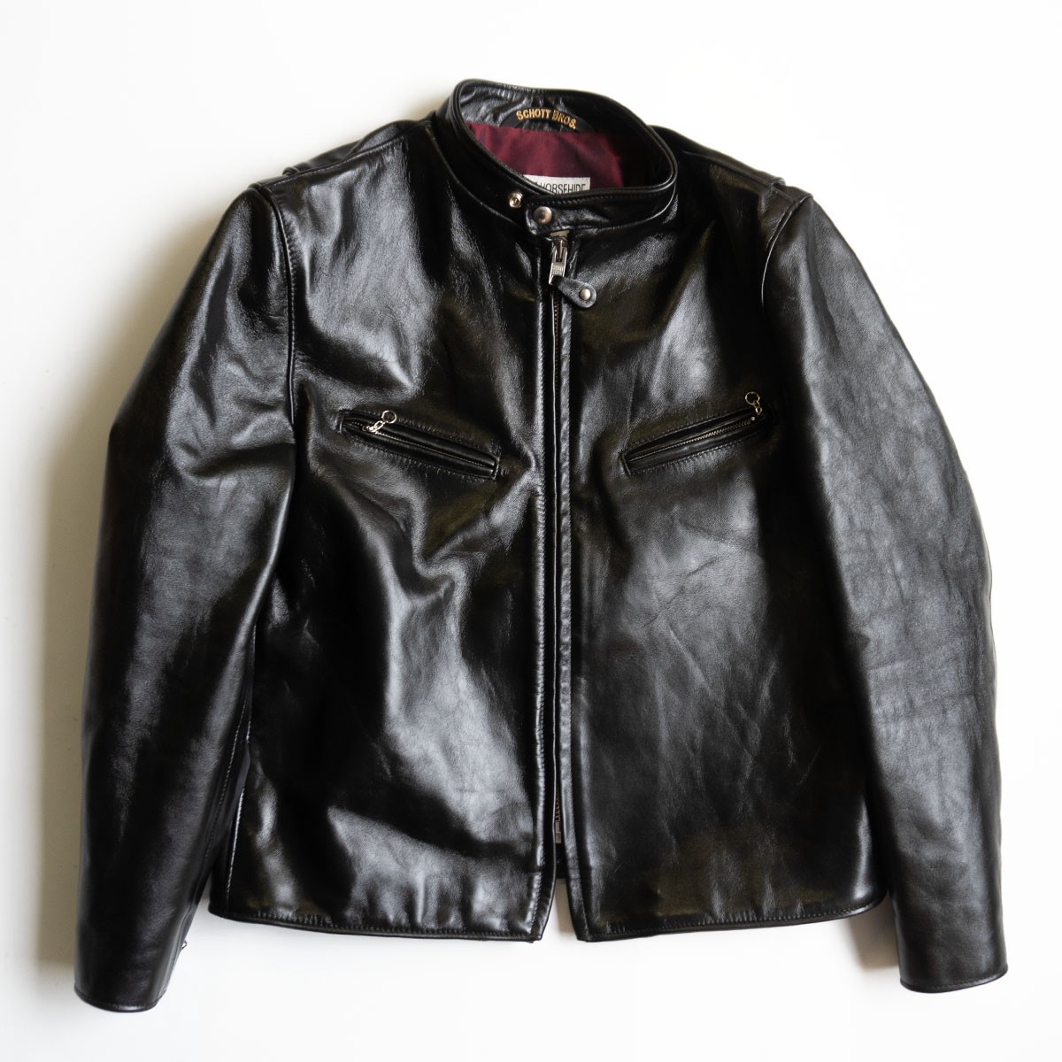 楽天市場】schott シングルライダースジャケット 44の通販