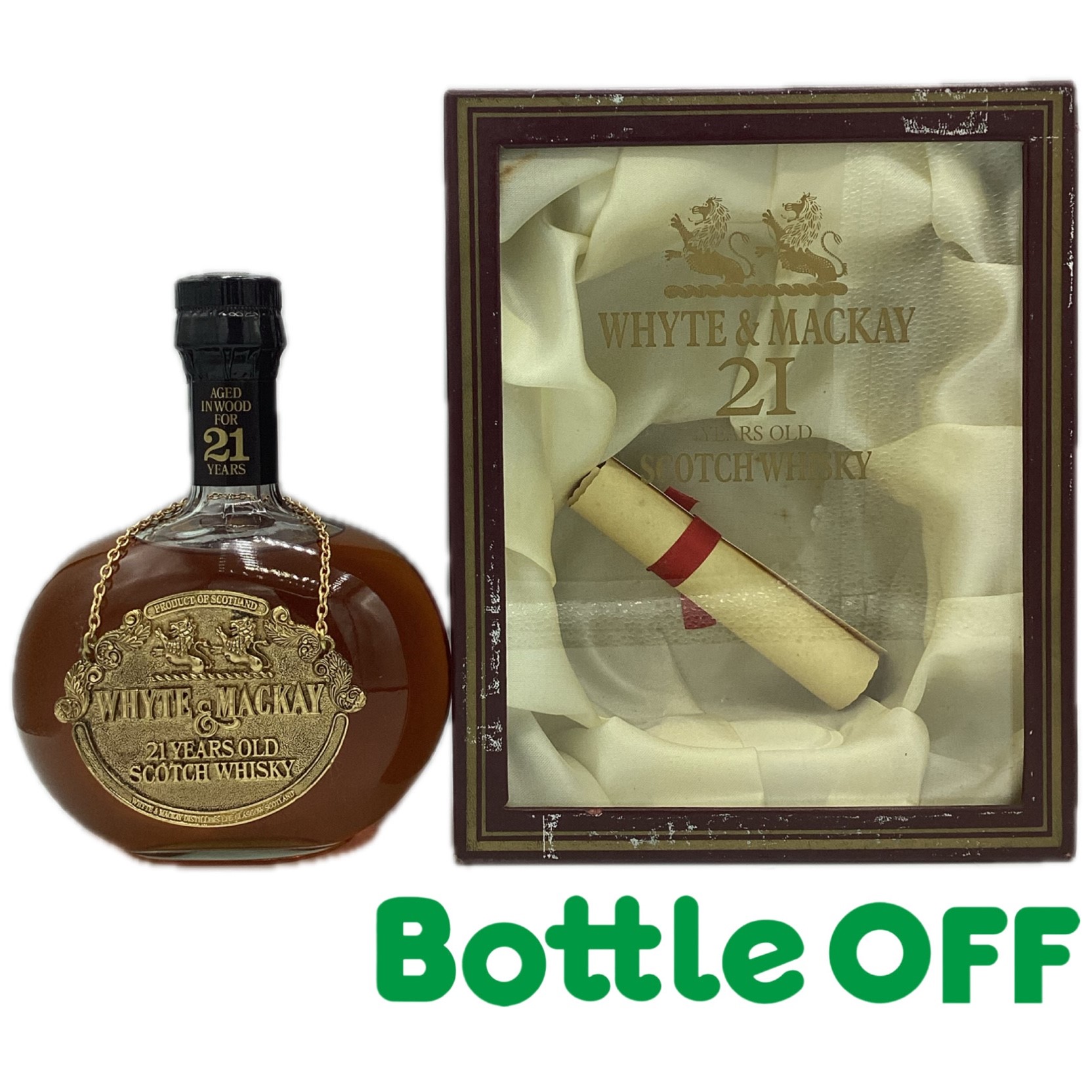 WHYTE&MACKAY ホワイトマッカイ 21年 古酒 未開栓】WHYTE & MACKAY 21