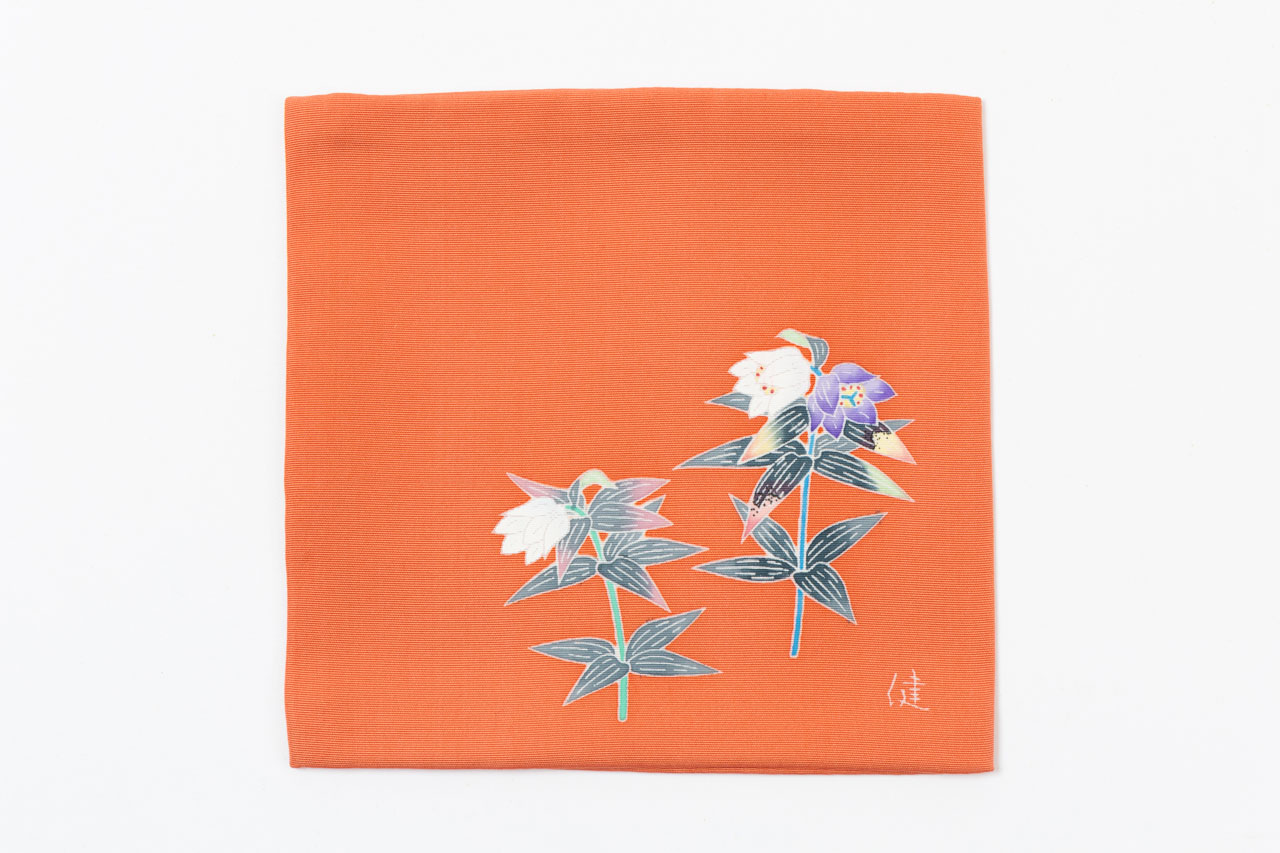 楽天市場】加賀友禅 作家 毎田健治 刺繍 茶道具 帛紗 袱紗 ふくさ 塩瀬