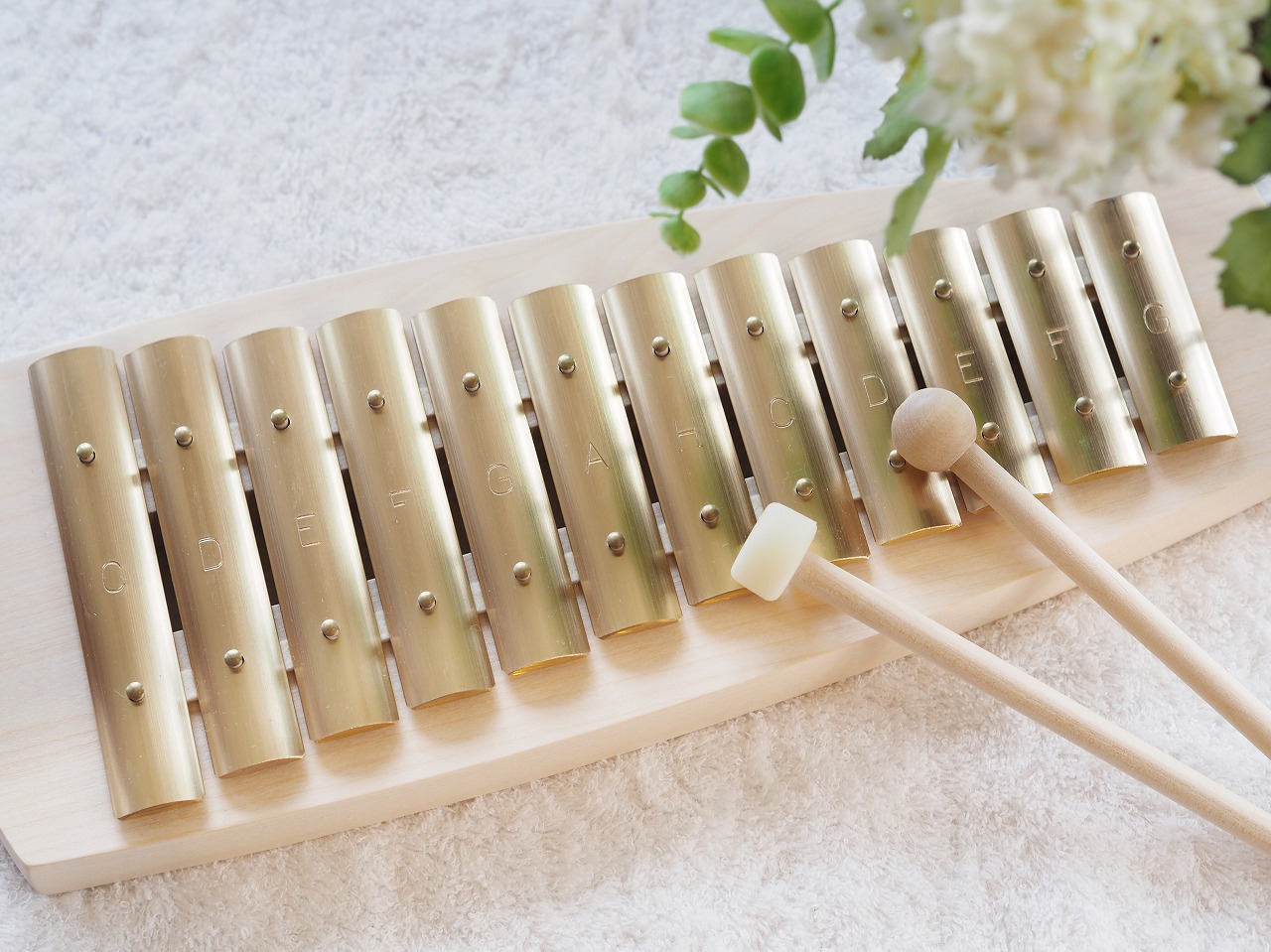 アウリス社 グロッケンシュピールダイヤトニック 鉄琴 12音 109-5