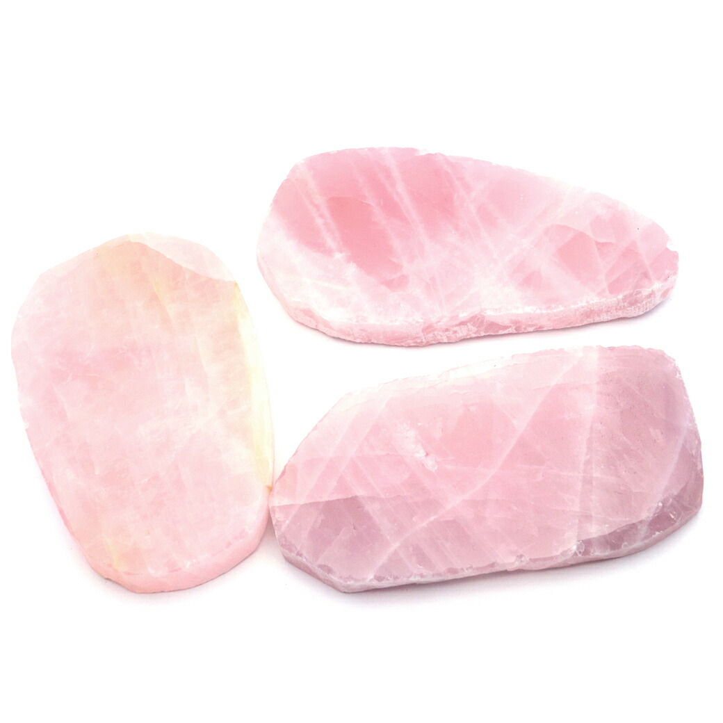 楽天市場】ローズクォーツ スライス 原石 ナチュラル 浄化 プレート