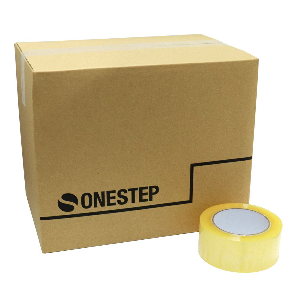 楽天市場】OPPテープ 50mm×50m 60巻 テープカッター付 厚さ65μ 透明