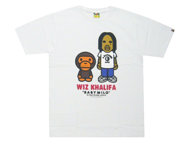 楽天市場】A BATHING APE × WIZ KHALIFA BABY MILO TEE ア ベイシング