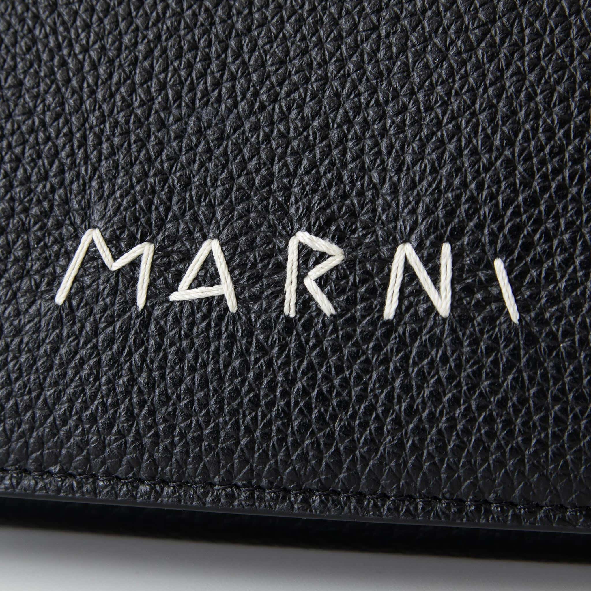 楽天市場】マルニ MARNI 財布 三つ折り財布 MENDING EMBROIDERY