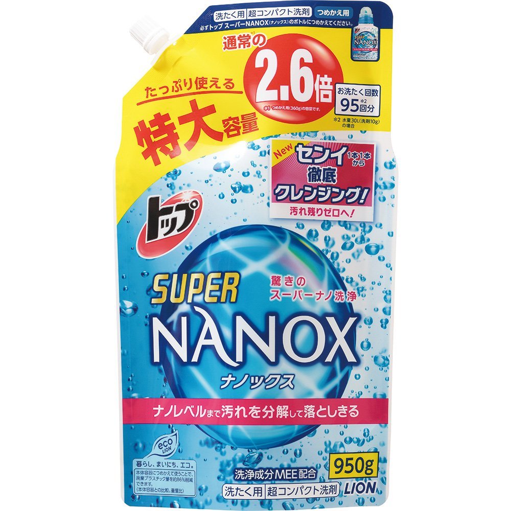 楽天市場】スーパー ナノックス 詰め替え 特大950g : オオサキ楽天市場店