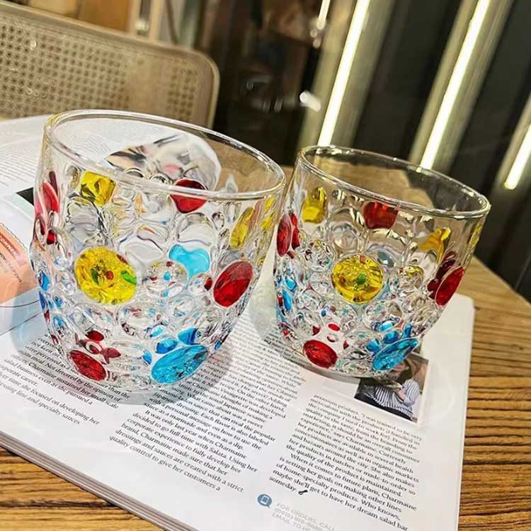 楽天市場】 グラス コーヒー 虹色 カラフル 酒器 ガラス 2個セット