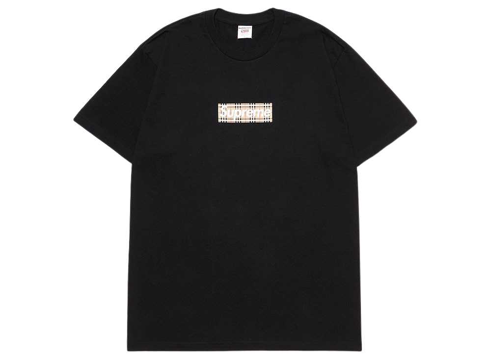 楽天市場】Supreme / Burberry Box Logo Tee Black シュプリーム