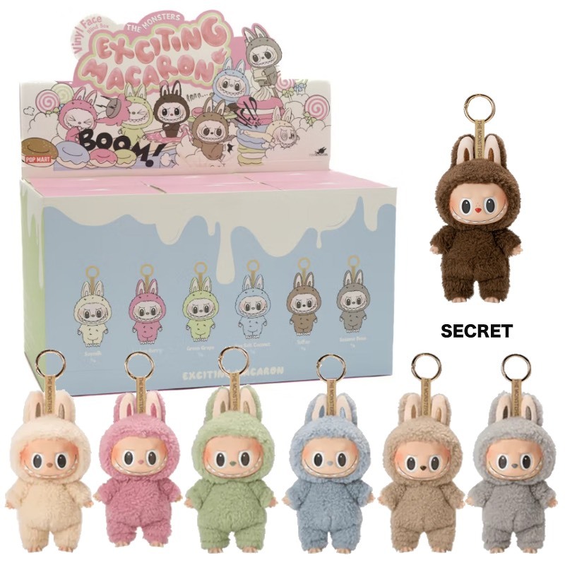 2個 ポップマート ザ モンスターズ (ラブブ) エキサイティングマカロン