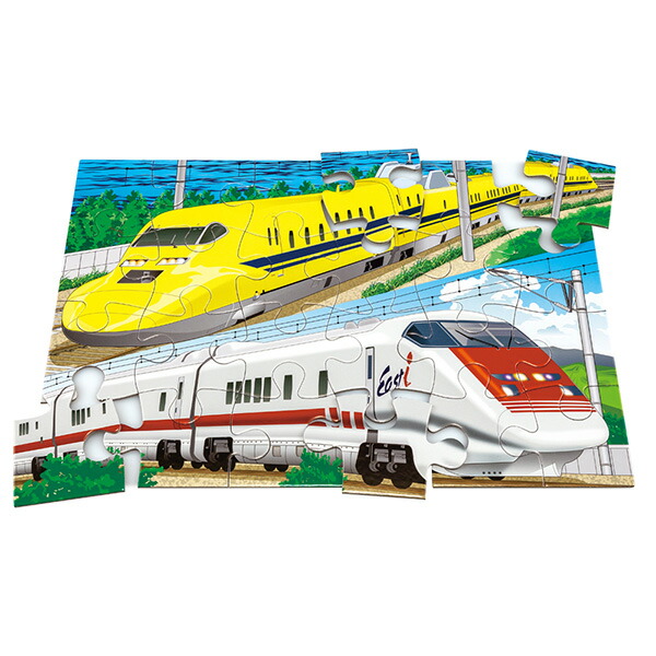 楽天市場】くもんのジグソーパズル STEP3 はたらく電車 ステップ3