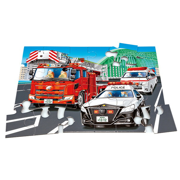 楽天市場】くもんのジグソーパズル STEP3 はたらく車のなかまたち