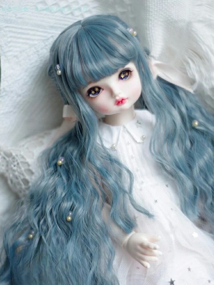 楽天市場】ドールウィッグ 1/6 1/4 1/3ドール用 6-7チインチ 7-8
