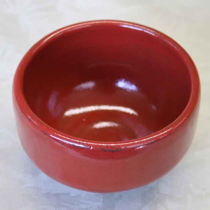 楽天市場】美濃焼 正陶作 赤釉 抹茶碗 茶道具/抹茶椀/伝統工芸品/抹茶