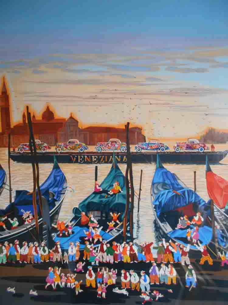 楽天市場】絵画 ヒロ、ヤマガタ アースリーインベニス 版画 シルク