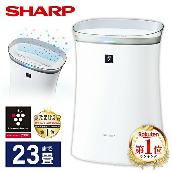 SHARP 加湿器 HV-S50-W ホワイト 2023年製 展示品 美品 シャープ HV