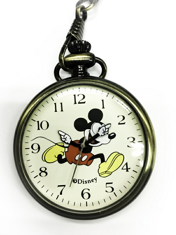 楽天市場】ディズニー ミッキーマウス懐中時計 : 時計修理アトリエビギ